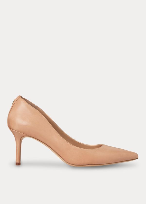 Ralph Lauren Lanette Læder Pumps Dame Danmark (LPRIQ7486)